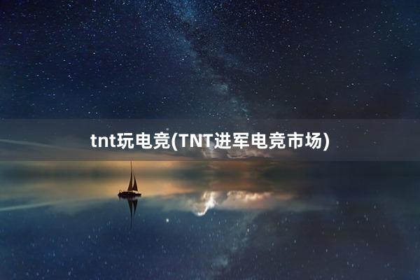 tnt玩电竞(TNT进军电竞市场)