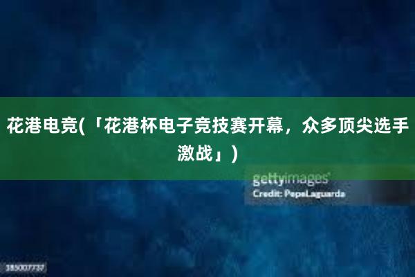 花港电竞(「花港杯电子竞技赛开幕，众多顶尖选手激战」)