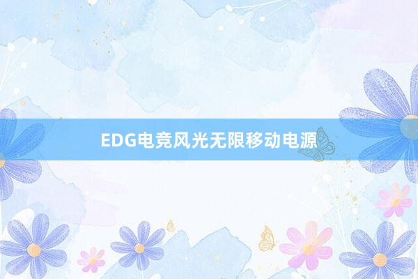 EDG电竞风光无限移动电源