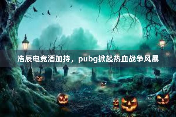 浩辰电竞酒加持，pubg掀起热血战争风暴