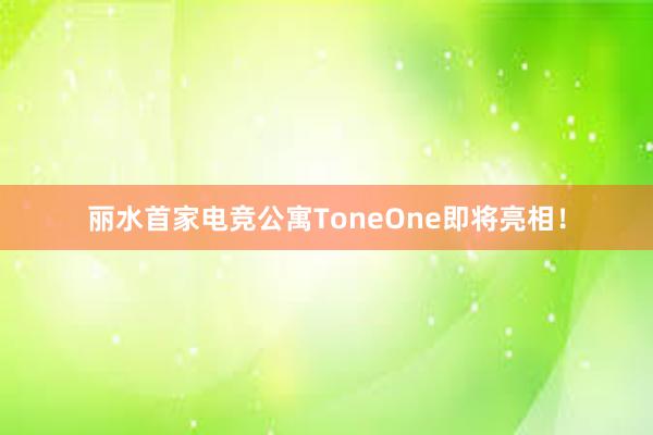 丽水首家电竞公寓ToneOne即将亮相！