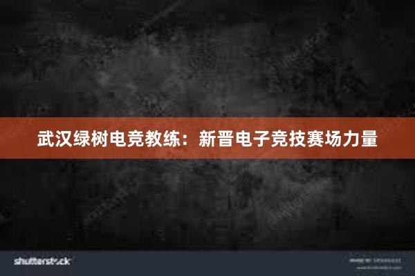 武汉绿树电竞教练：新晋电子竞技赛场力量