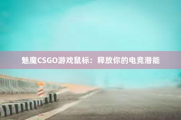 魅魔CSGO游戏鼠标：释放你的电竞潜能