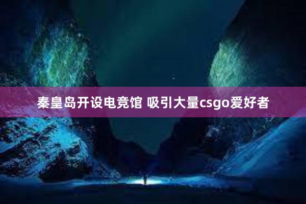 秦皇岛开设电竞馆 吸引大量csgo爱好者